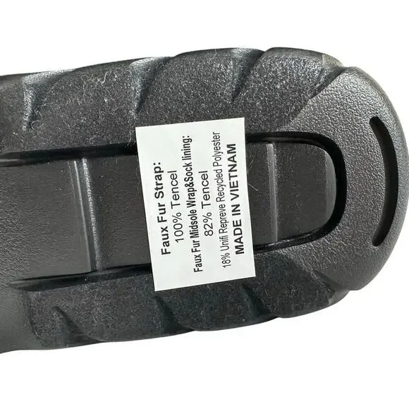 UGG Olive Green Faux Fur Slingback Platform Slippers Women’s US 10 Cozy Y2K - Picture 9 of 9